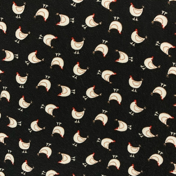 Cute Cloth and Portrait Chicken Pattern Button Up - Picture 3 of 4